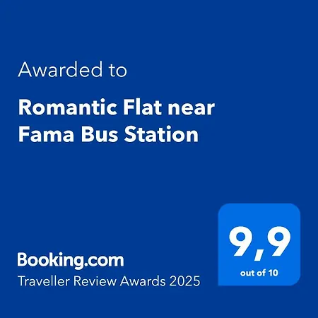 Romantic Flat Near Fama Bus Station Apartmán *